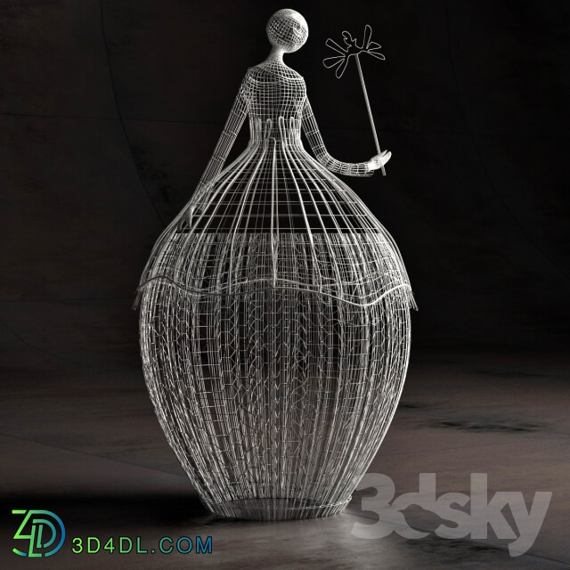 Table lamp - lady lamp