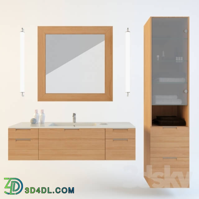 Bathroom furniture - Collection LIGNUM KAROL factory