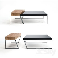 Table - Wooden Modern Coffee Table 