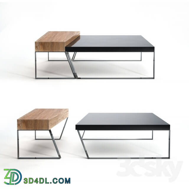 Table - Wooden Modern Coffee Table