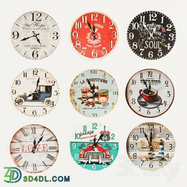 Other decorative objects - Set of decorative clock