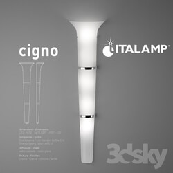 Wall light - Cigno by Italamp 