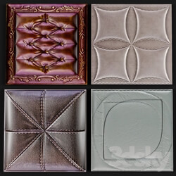 Other decorative objects - Decorative leather 3D panel 