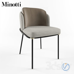 Chair - Fil Noir - Minotti 