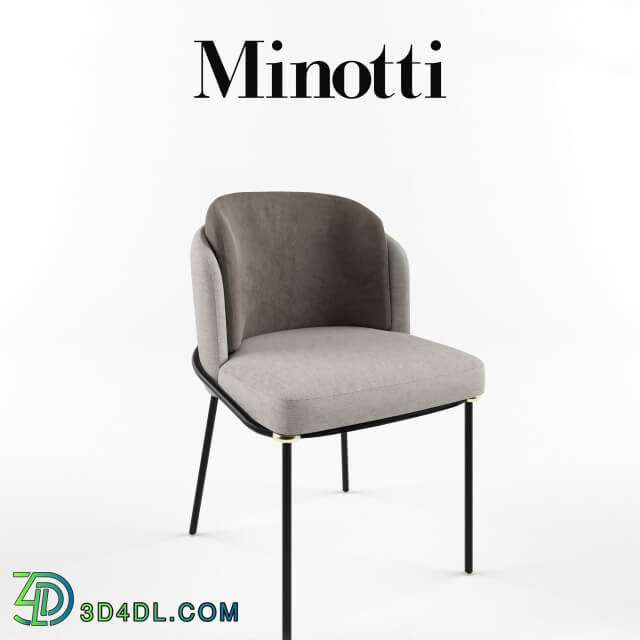 Chair - Fil Noir - Minotti