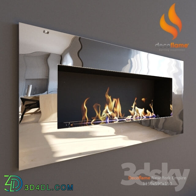 Fireplace - Decoflame New York Empire