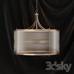 Ceiling light - Gramercy glass tube chandelier 