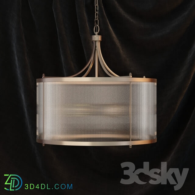 Ceiling light - Gramercy glass tube chandelier