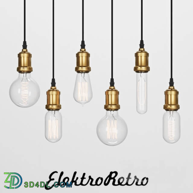 Ceiling light - Electro Retro Bulps