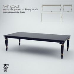 Table - Visionnaire Windsor Dining Table 