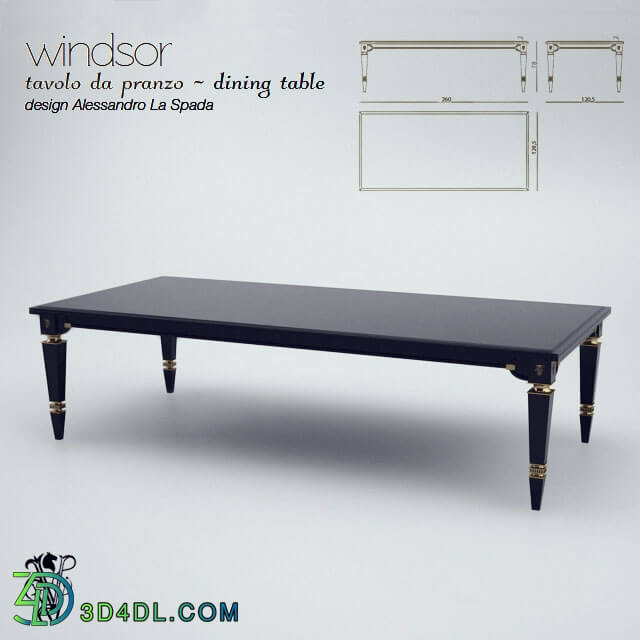 Table - Visionnaire Windsor Dining Table