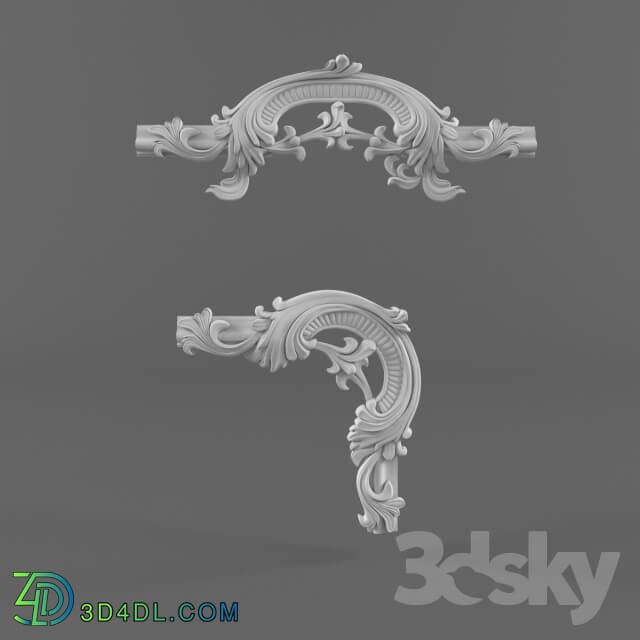 Decorative plaster - u-16_ u-17