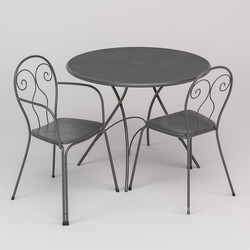 Table _ Chair - emu CAPRERA chairs PIGALLE table 