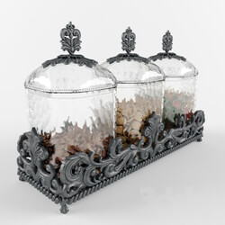 Other kitchen accessories - GG Collection Three Glass Canisters 