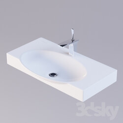 Wash basin - Sanita luxe Infinity 75 washbasin 