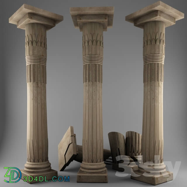 Decorative plaster - Column