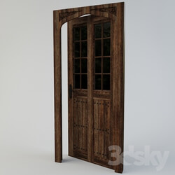 Doors - Tudor Oak Half Glazed Door 