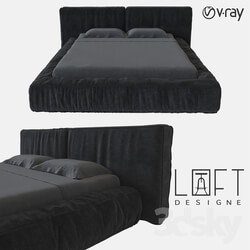 Bed - Bed LoftDesigne 161 model 