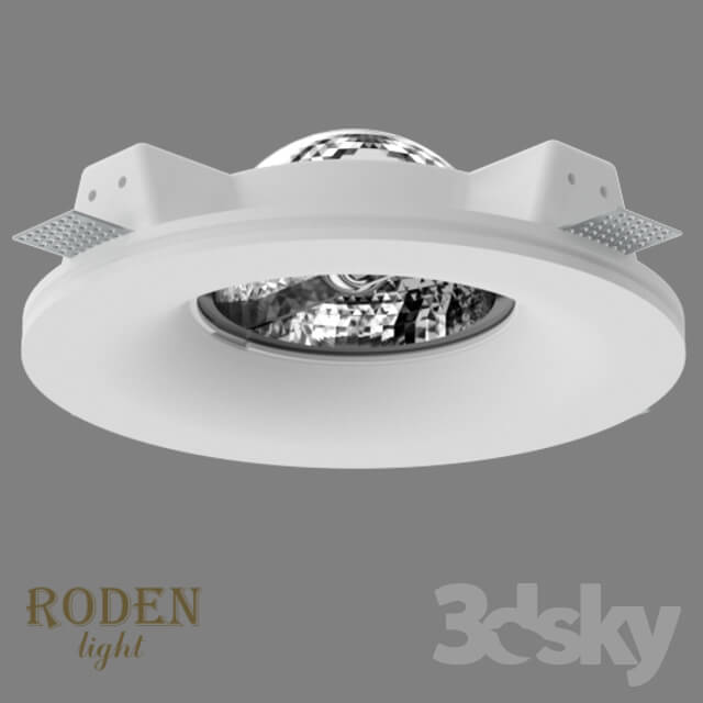 Spot light - OM Mortise plaster lamp RODEN-light RD-254 AR-111