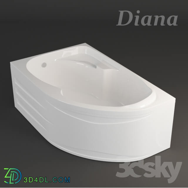 Bathtub - Bath Asymmetric Diana