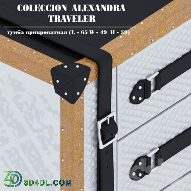 Sideboard _ Chest of drawer - Bedside table Coleccion Alexandra