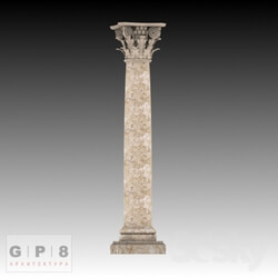 Decorative plaster - Corinthian column 