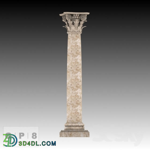 Decorative plaster - Corinthian column