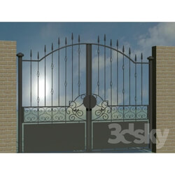 Other architectural elements - forged gate 