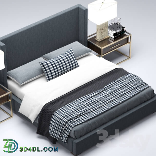 Bed - RH Modern custom shelter platform bed