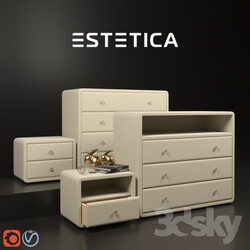 Sideboard _ Chest of drawer - ESTETICA METROPOL SET 2 