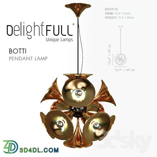 Ceiling light - BOTTI PENDANT LAMP