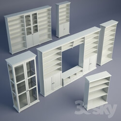 Wardrobe _ Display cabinets - IKEA LIATORP series racks 