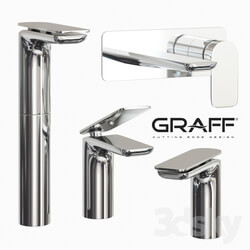 Faucet - Graff set basin mixer for wall SENTO Series 