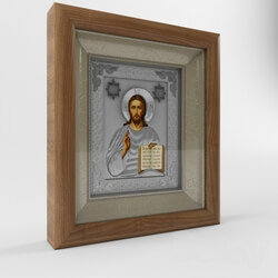 Frame - Icon of Christ Pantocrator 