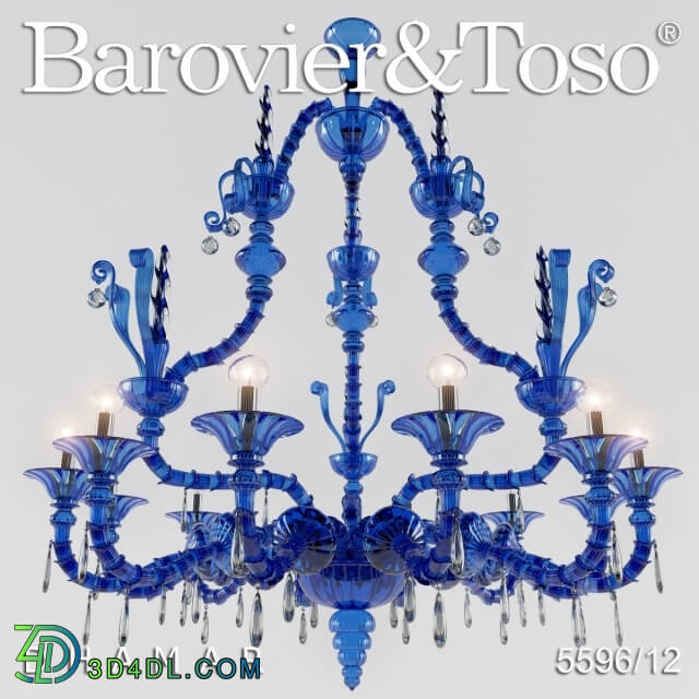 Ceiling light - Barovier _amp_ Toso - Dhamar 5596_12 murano glass