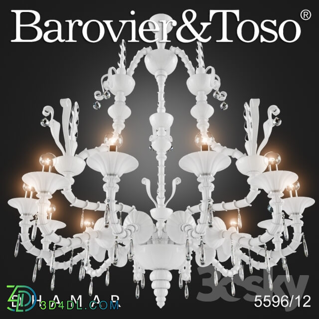 Ceiling light - Barovier _amp_ Toso - Dhamar 5596_12 murano glass