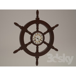 Other decorative objects - steering wheel clock 