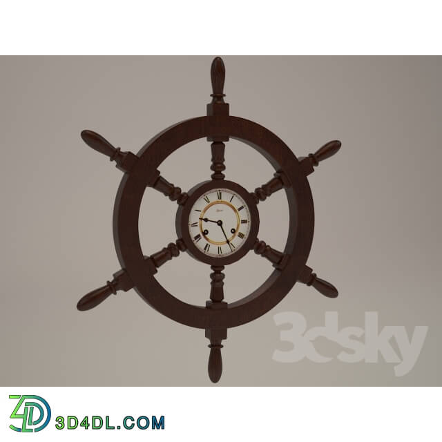 Other decorative objects - steering wheel clock