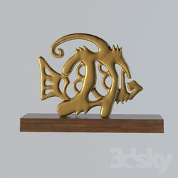 Other decorative objects - statuette of fish 