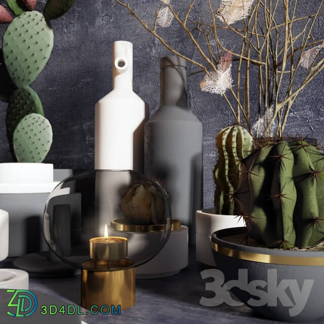 Decorative set - Silent M with decor