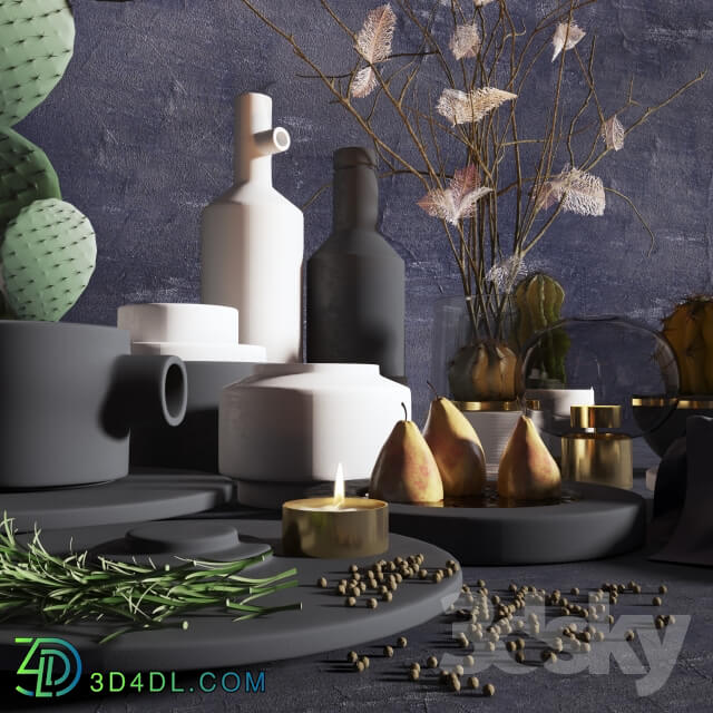 Decorative set - Silent M with decor