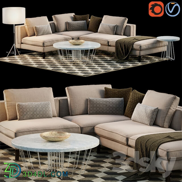 Sofa - Corner Sofa Set