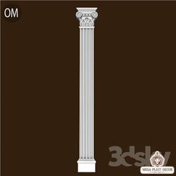 Decorative plaster - Om. Mega plast decor Pilaster 