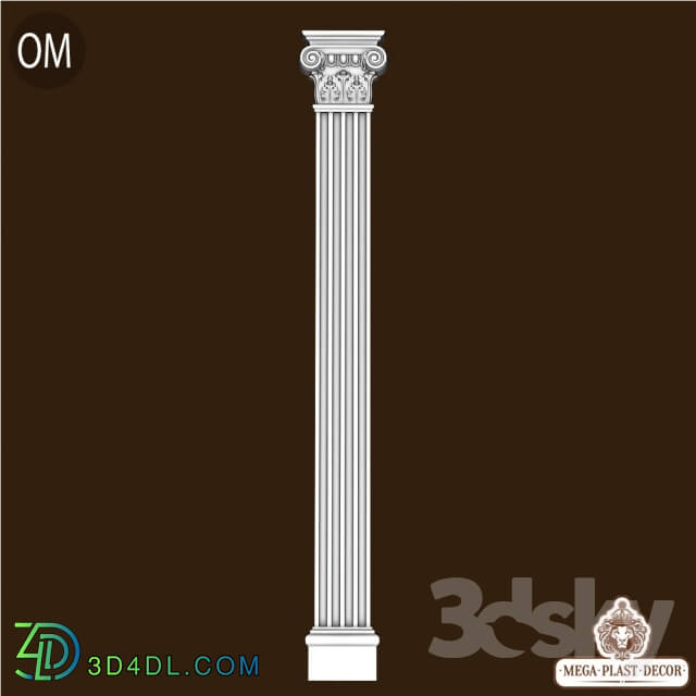 Decorative plaster - Om. Mega plast decor Pilaster