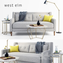 Sofa - west elm sofa set 