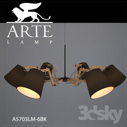 Ceiling light - Chandelier ArteLamp A5703LM-6BK 