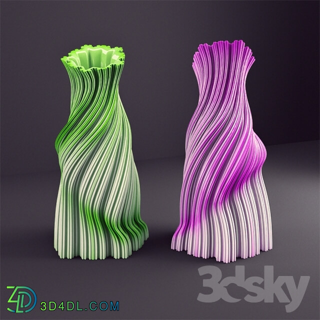 Vase - _Koch Snowflake Vase_