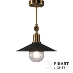 Ceiling light - Suspension of steel ART. 340 