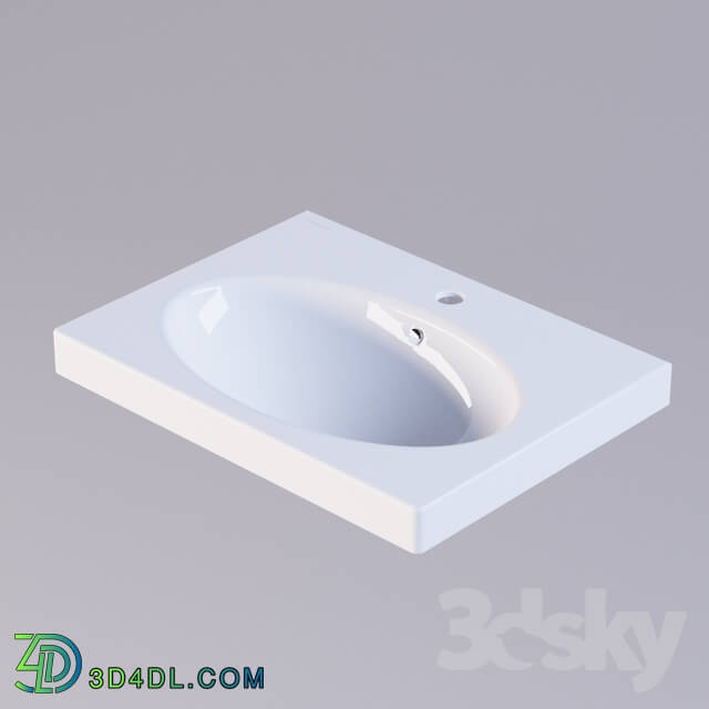 Wash basin - Washbasin Sanita Luxe Next 60