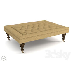 Other soft seating - Brugge tufted ottoman 7801-0001 _H_ 